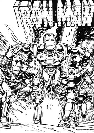 Kids-n-fun.com | 60 coloring pages of Iron Man